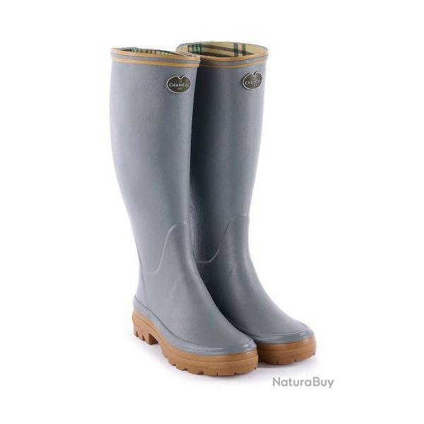 Bottes Le Chameau Giverny Doubles jersey Gris