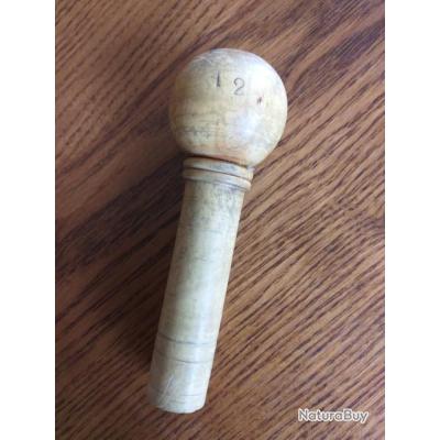 Lot 2 Boîtes Bourres & Bourroir Buis Pour Chasse - Occasion Pour Amorçage Cartouches