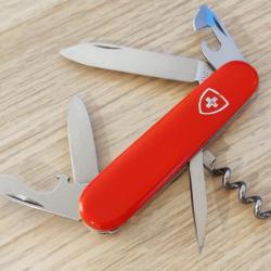 Victorinox Couteau Suisse Spartan/Standard Elinox 1973-77 rouge cerise ?