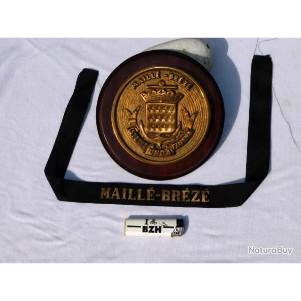 MAILLE BREZE / ESCORTEUR ESCADRE -  BELLE  TAPE de BOUCHE + RUBAN BACHI