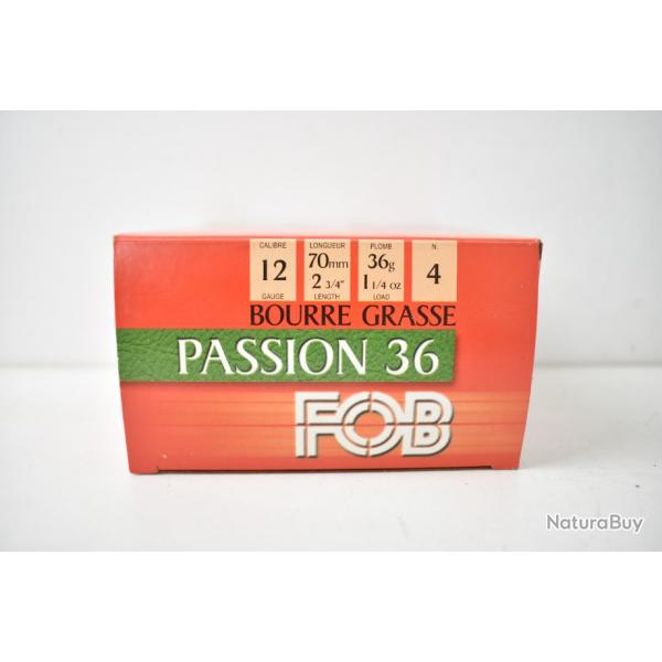 50 Cartouches FOB Passion 36 calibre 12