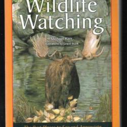 wildlife watching the canadian rockies guide to... en anglais faune canadienne michael kerr