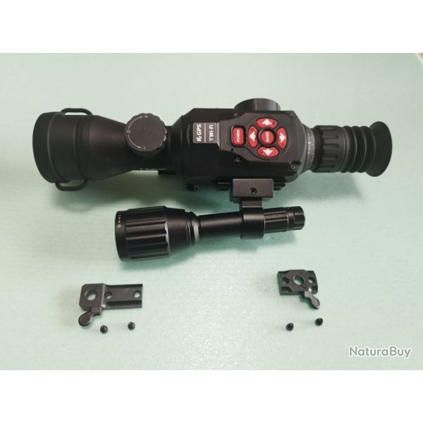 Lunette infrarouge ATN X-Sight II HD 3-14x avec montage Leupold