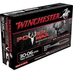 LOT DE 40 MUNITIONS WINCHESTER POWER MAX CAL 30 06 180GR