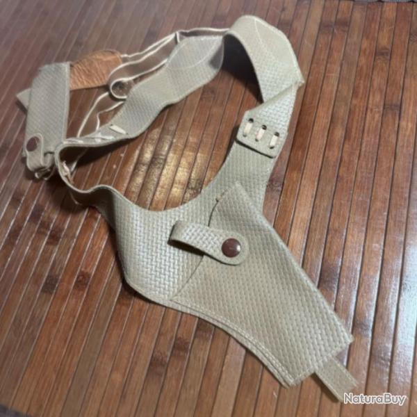 HOLSTER D'PAULE CUIR AVEC PORTE CHARGEUR