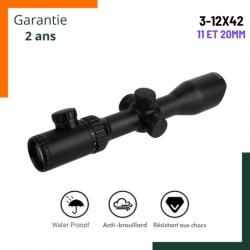 Lunette de visée 3-12X42 - Garantie 2 ans