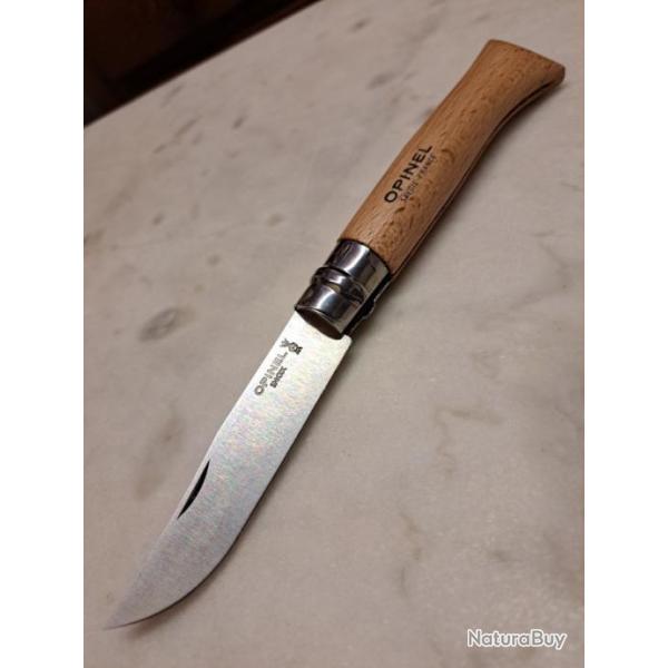 Opinel N10 - Lame inox - Manche en Htre