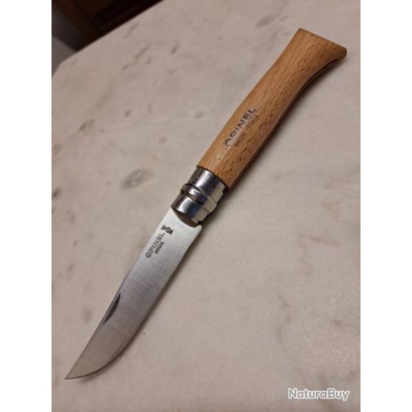 Opinel N10 - Lame inox - Manche en Htre (1)