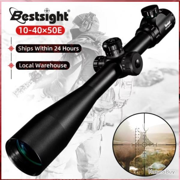 Optique lunette Bestsight 10-40x50E - Collier 11 mm (2)