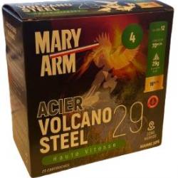 Cartouches Mary Arm Volcano Steel 29 bourre Jupe Cal 12 12 70