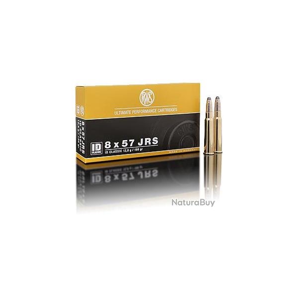 Munitions RWS 8x57jrs id classic 198gr 8x57 JRS