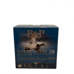 Cartouches B&P Valle Steel 28 cal 20/76 4 20/76
