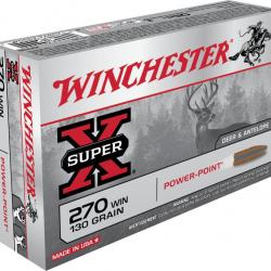 Munitions Winchester 270WIN 130GR PP 270