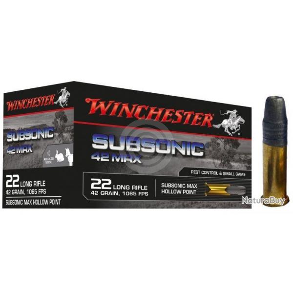 Winchester 22 LR subsonic Max 22LR