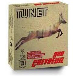 Tunet Cartouches Chevreuil Cal12 40gr Duo PB1/2 12/70 1 + 2