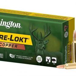 DESTOCKAGE LOT DE 40 BALLES REMINGTON CORE LOKT COPPER   CAL 300 WIN MAG 180GR SANS PLOMB