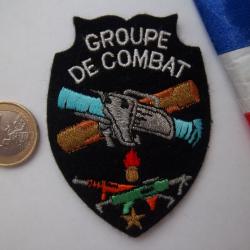 écusson militaire groupe de combat armée française insigne tissu