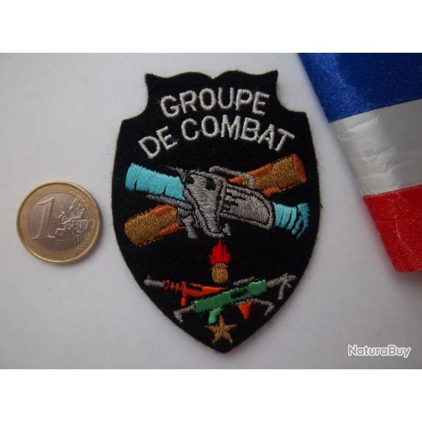 cusson militaire groupe de combat arme franaise insigne tissu