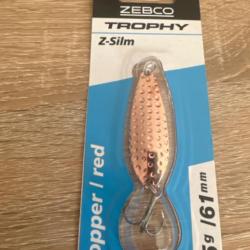 Cuillere Zebco Trophy Z-Slim 6.1cm 15g Copper Red