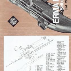 notice ERMA EM1 (envoi par mail) 22LR E M1 - VENDU PAR JEPERCUTE (m2104)