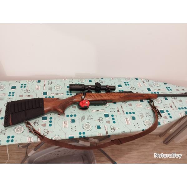 carabine CZ 550 modle battue + lunette burris