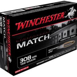 Cartouche Winchester / cal. 6,5 Creedmoor - BTHP 9,1 g / 140 gr