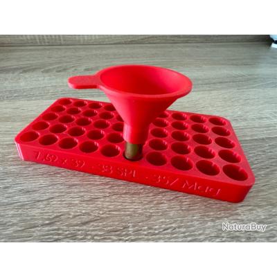 Ancienne dosette chargette en laiton pour poudre et plomb, cartouche de