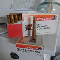 Munitions 458 winchester magnum