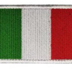Patch drapeau - Italie - velcro - Livraison gratuite