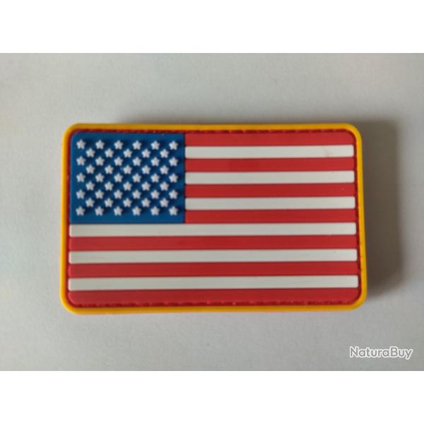 Patch drapeau Etats-Unis PVC velcro