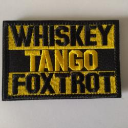 Patch Whisky Tango Foxtrot velcro