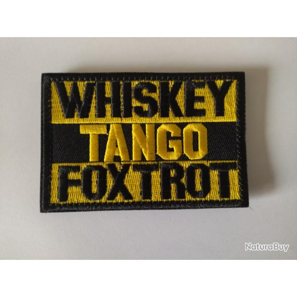 Patch Whisky Tango Foxtrot velcro