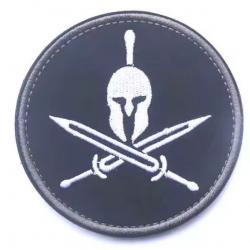 Patch Spartan - velcro - Livraison gratuite