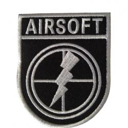 Patch Ecusson - Airsoft Eclair - velcro - Livraison gratuite