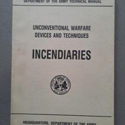 tres rare ! TM 31 201 1 TECHNICAL MANUAL INCENDARIES WARFARE DEVICES TECHNIQUES US ARMY 1966