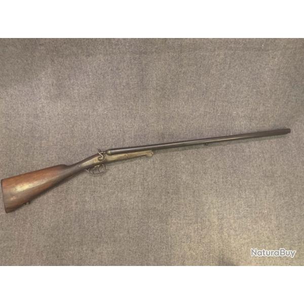 Fusil de chasse juxtapos  chiens calibre 16/70