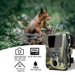 Caméra de Chasse 20MP HD 1080P IR Vision Nocturne étanche Suivi des sentiers de gibier