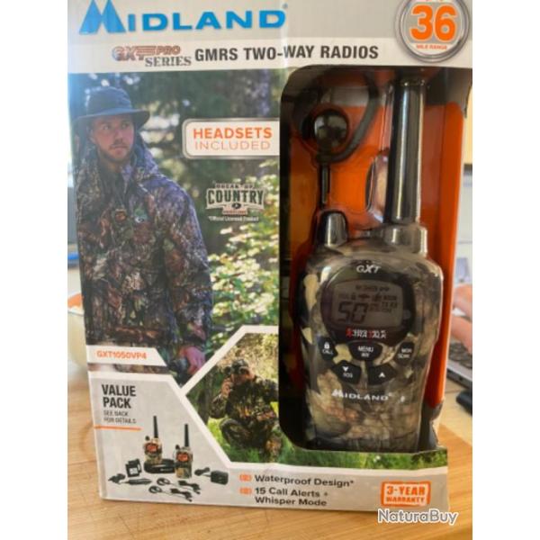 Talkies walkies midland gxt pro