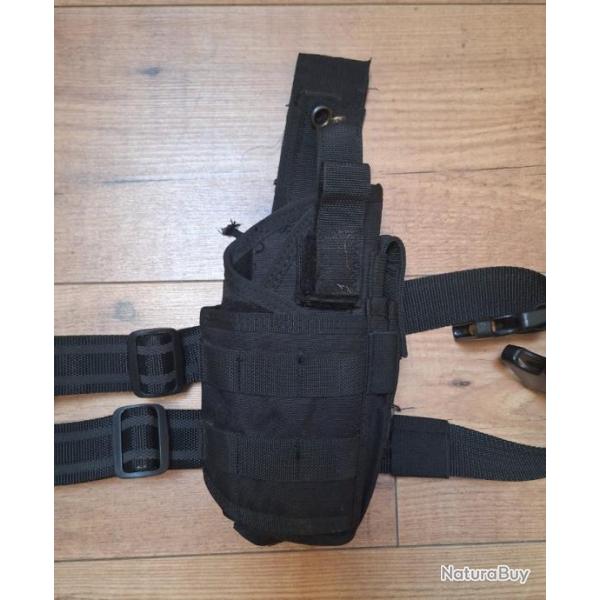 Holster de cuisse noir