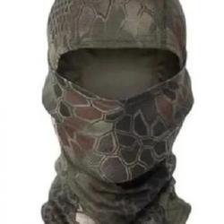 Cagoule de camouflage Python vert