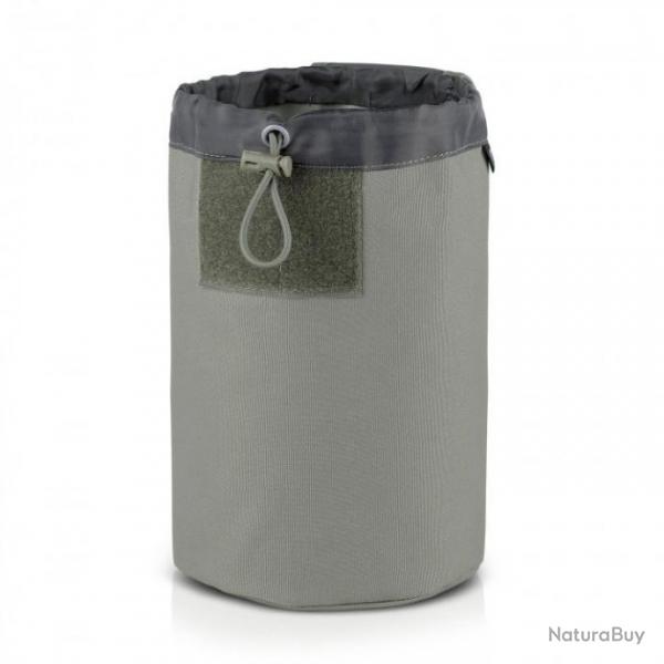 SAVIOR EQUIPMENT ROLL UP DUMP POUCH, BELT HOOP - DRAIN HOLE,GRAY