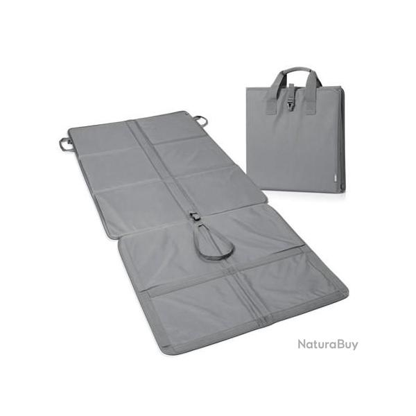 FSM - TAPIS DE TIR PLIABLE - SAVIOR - GRIS