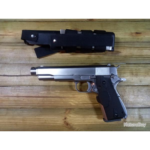 COLT 1911 6mm  version "SPY SILVER "