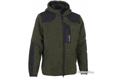 Blouson polaire Sherpa GRIZZLY kaki Verney Carron