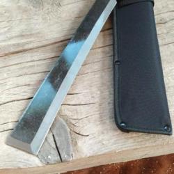 Machette forgée avec Manche en bois et Etui en Nylon 54