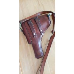 Superbe étui cuir pour pistolet SIG P210