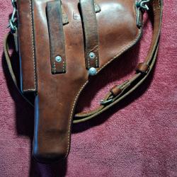 Etui holster pour pistolet SIG P210 daté 1958