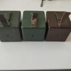 Lot de 3 boîte à piles pour optique