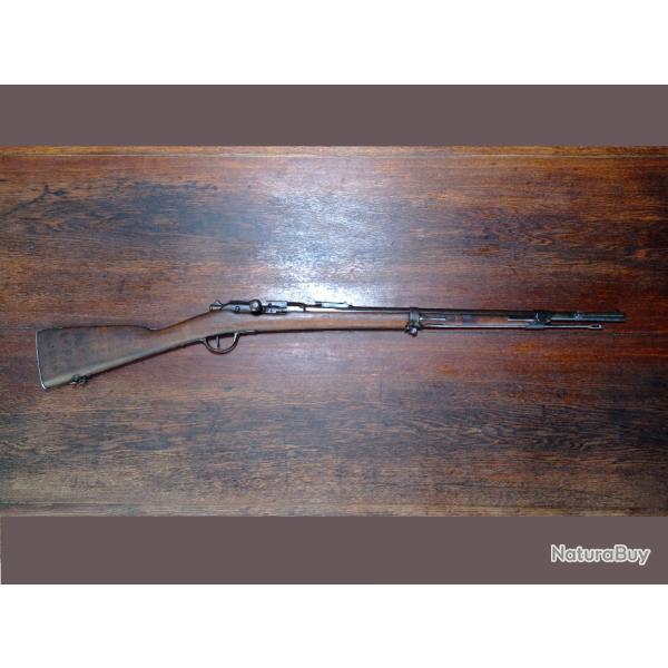 Fusil d'infanterie CHASSEPOT GRAS - 1874 M80 anne 1877 - raccourci - BE