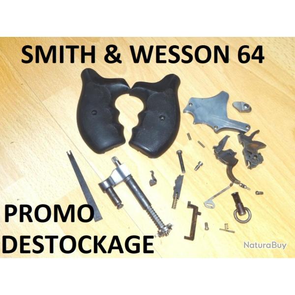 LOT pices revolver SMITH & WESSON 64 - VENDU PAR JEPERCUTE (TST9)